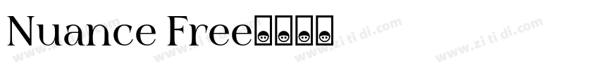 Nuance Free字体转换